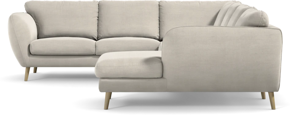 Madison Lux - Hörnsoffa med schäslong höger - Beige