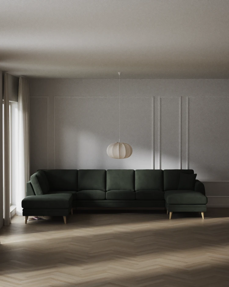 Eden - 3-sits soffa med divan vänster och schäslong höger - inspiration