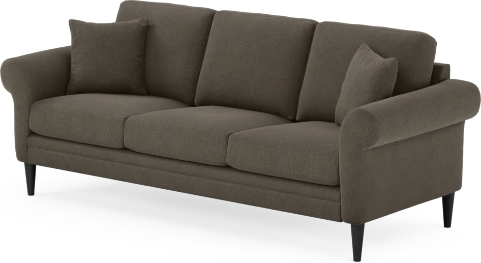 Eden - 3-sits soffa - Brun
