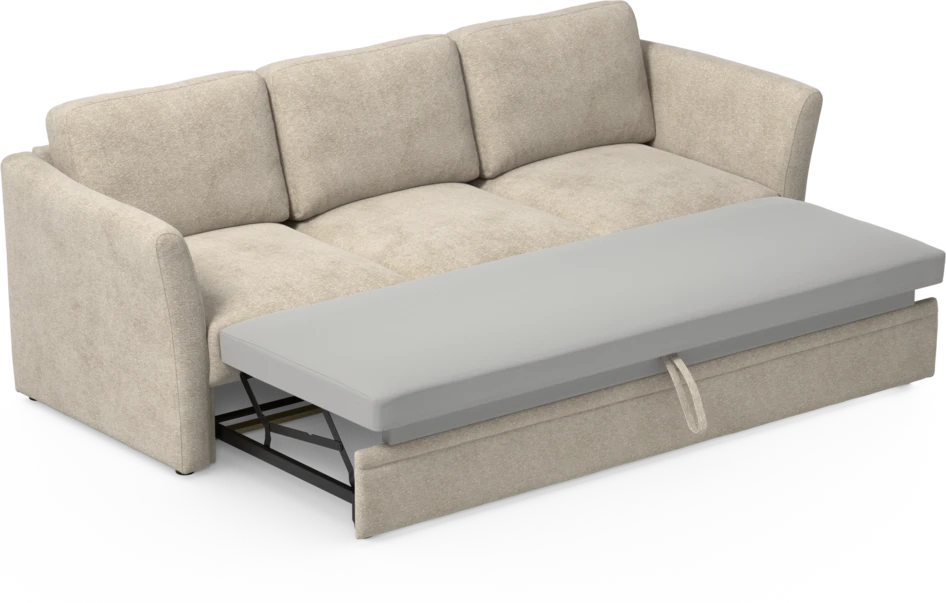 Öland - Bäddsoffa 3-sits, längsbäddad - Beige