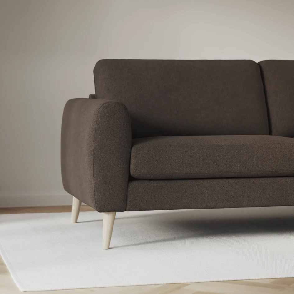 Bridge - 3-sits soffa - Brun