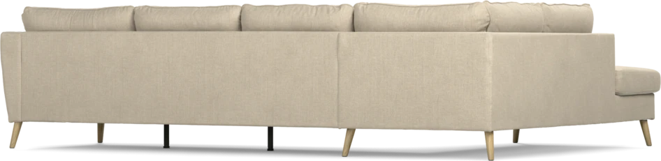 County - 3-sits soffa med divan vänster - Beige