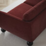 Madison Lux - 3-sits soffa med divan höger - Rosa