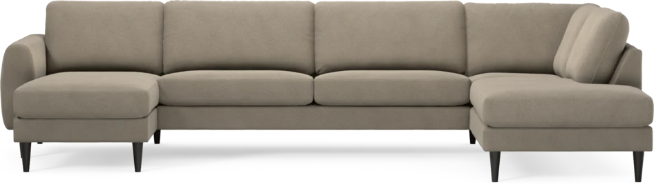 Bridge - 3-sits soffa med schäslong vänster och divan höger - Beige