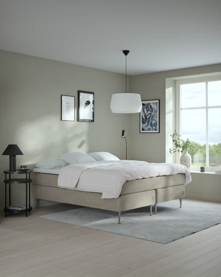 Asperö Comfort - Kontinentalsäng, dubbelsäng med bäddmadrass Comfort och sängben - inspiration