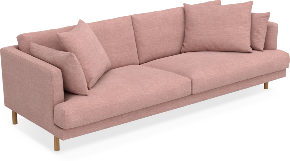 Harper - 4-sits soffa - Rosa