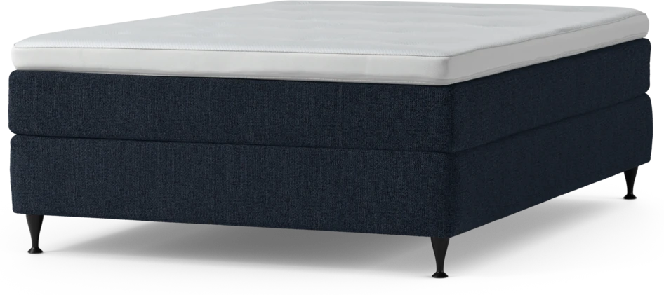 Delux Sense - Kontinentalsäng, enkelsäng 140 cm med bäddmadrass och sängben
