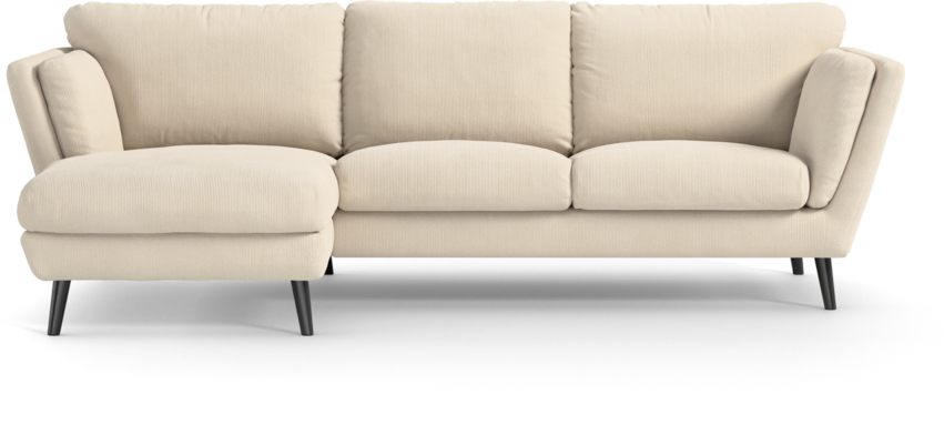 Madison Lux - 2-sits soffa med schäslong vänster - Beige