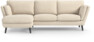 Madison Lux - 2-sits soffa med schäslong vänster - Beige
