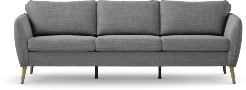 County - 3-sits soffa - Grå