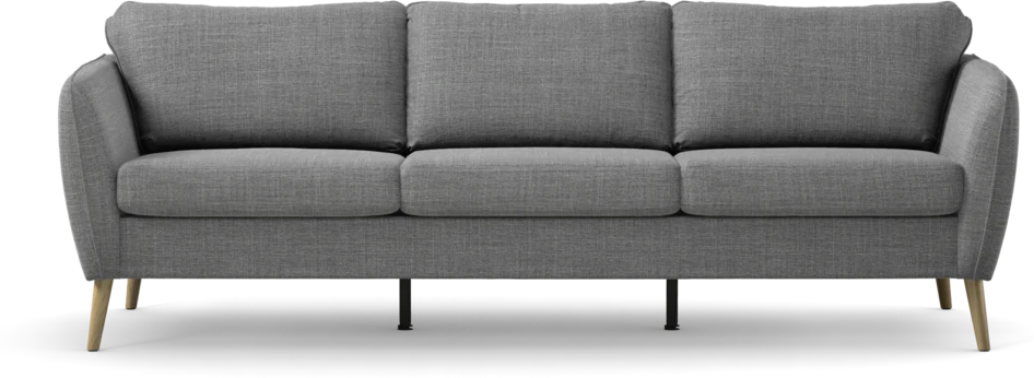 County - 3-sits soffa - Grå