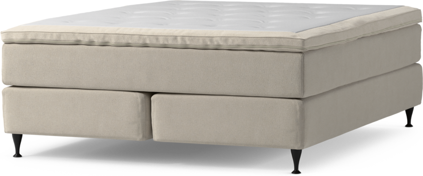 Feel - Kontinentalsäng, dubbelsäng med bäddmadrass och sängben