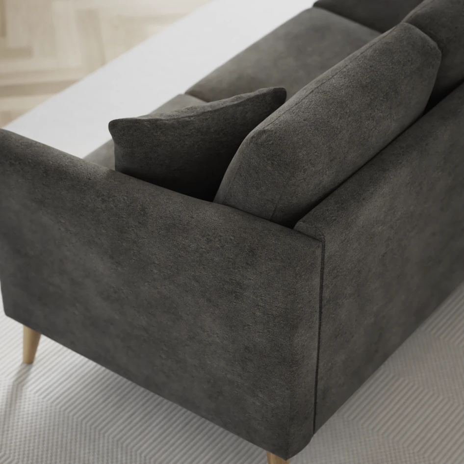 Eden - 2,5-sits soffa svängd - Grå