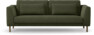 Willow - 3-sits soffa, hel dyna, fast klädsel - Grön