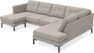 Rio - 3-sits soffa med schäslong vänster och divan höger - Beige