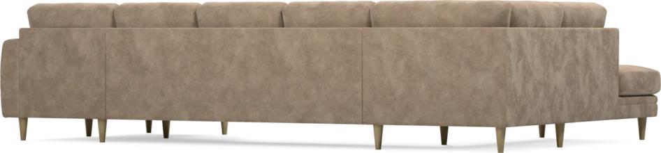 Eden - 3-sits soffa med divan vänster och schäslong höger - Beige