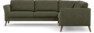 Bridge - Hörnsoffa, 3+2-sits - Grön