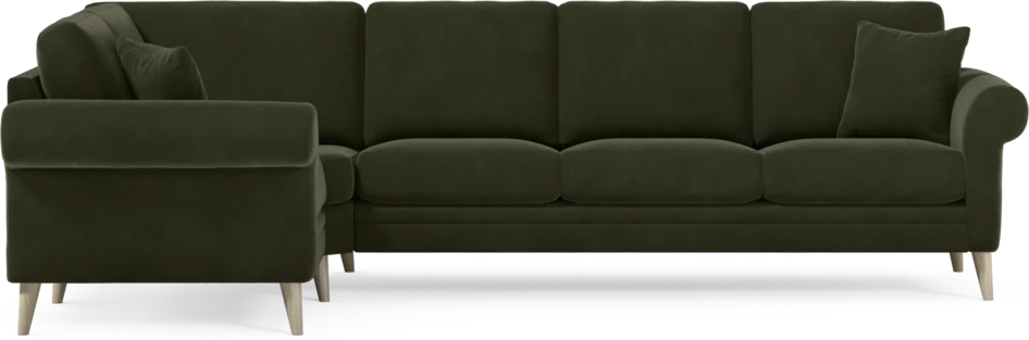Eden - Hörnsoffa, 1+3-sits - Grön