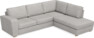 Friday - 2,5-sits soffa med divan höger - Vit