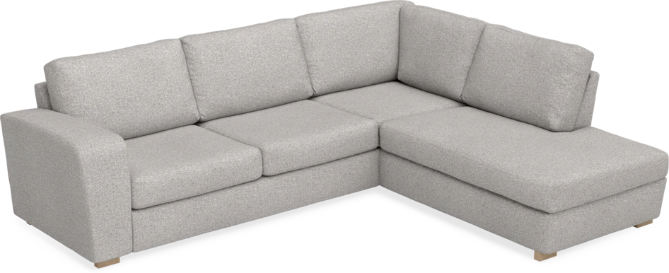 Friday - 2,5-sits soffa med divan höger - Vit