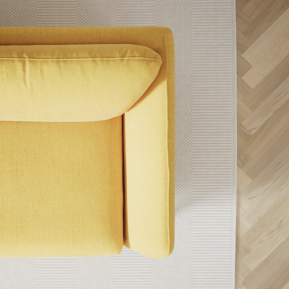 Madison Klädsel - Klädsel till 2-sits soffa - Gul