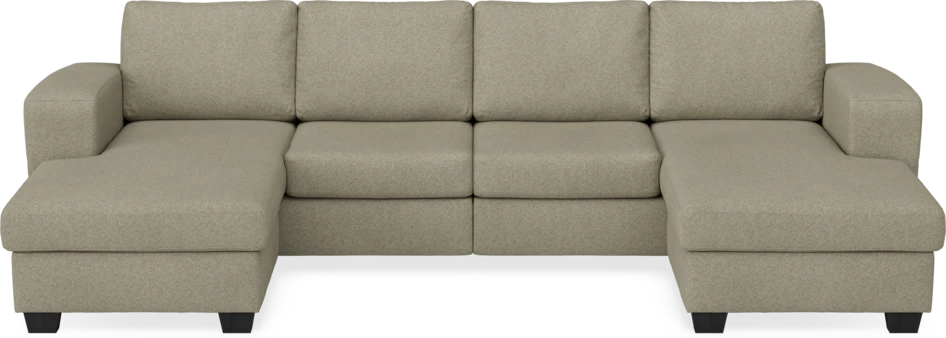 Friday - 2-sits soffa med två schäslonger - Beige