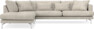 Harper - 3-sits soffa med divan vänster - Beige