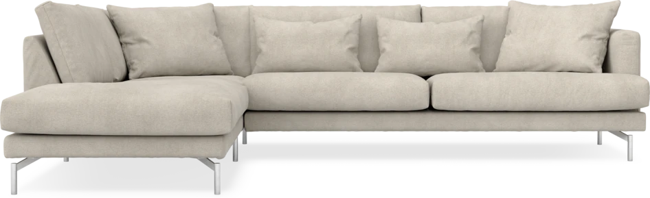 Harper - 3-sits soffa med divan vänster - Beige