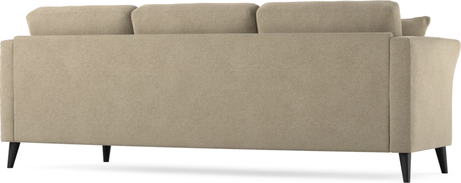 Eden - 3-sits soffa svängd - Beige