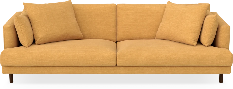 Harper - 4-sits soffa - Gul