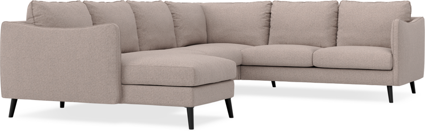 Madison - Hörnsoffa med schäslong vänster - Beige