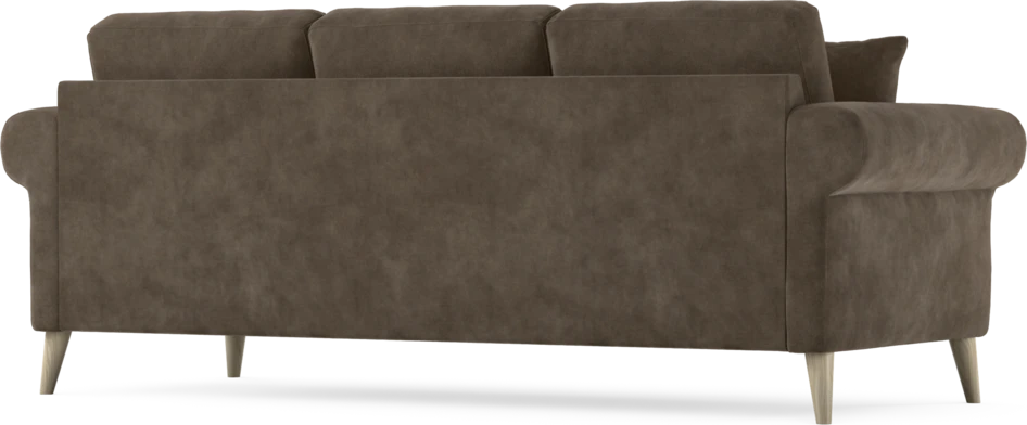 Eden - 3-sits soffa - Brun