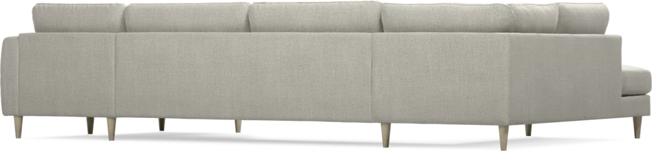 Bridge - 3-sits soffa med divan vänster och schäslong höger - Grå
