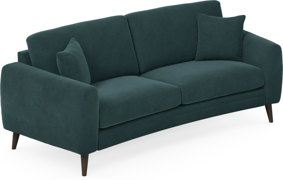 Eden - 2,5-sits soffa svängd - Blå
