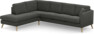 Eden - 3-sits soffa med divan - Grå