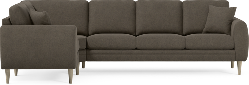 Eden - Hörnsoffa, 1+3-sits - Brun