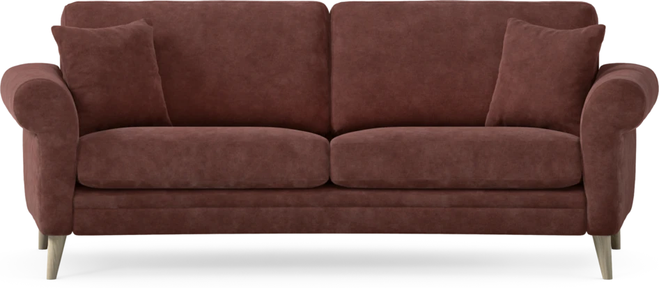 Eden - 2,5-sits soffa svängd - Röd