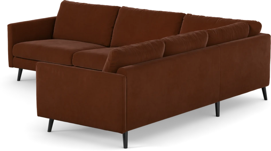 Madison Lux - Hörnsoffa 3+2-sits, hörn 1 - Orange