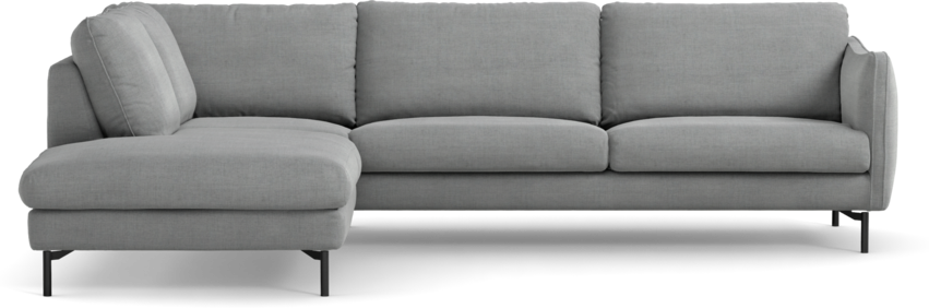Madison - 3-sits soffa med divan vänster - Grå