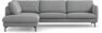 Madison - 3-sits soffa med divan vänster - Grå
