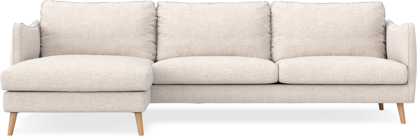 Madison - 3-sits soffa med schäslong vänster - Beige