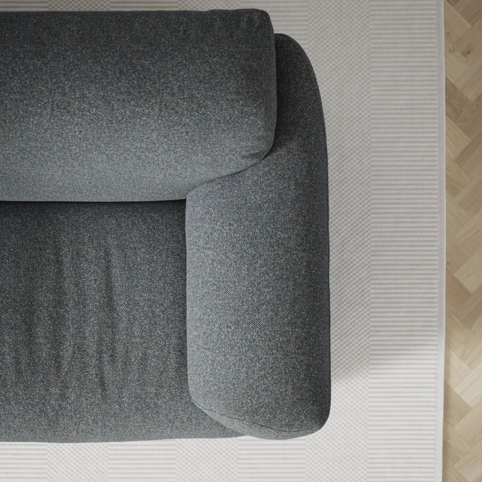 Bobby - 4-sits soffa - Blå