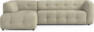 Bella - 3-sits soffa med divan vänster - Beige