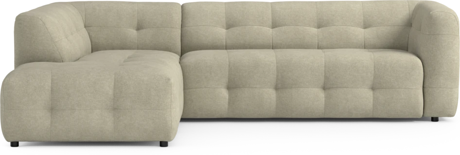 Bella - 3-sits soffa med divan vänster - Beige