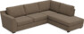 Friday - 2,5-sits soffa med divan höger - Brun