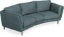 Madison - 3-sits soffa svängd, 70 cm - Turkos