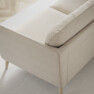 Bridge - 3-sits soffa svängd - Beige