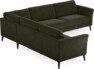 Bridge - Hörnsoffa, 2+3-sits - Grön