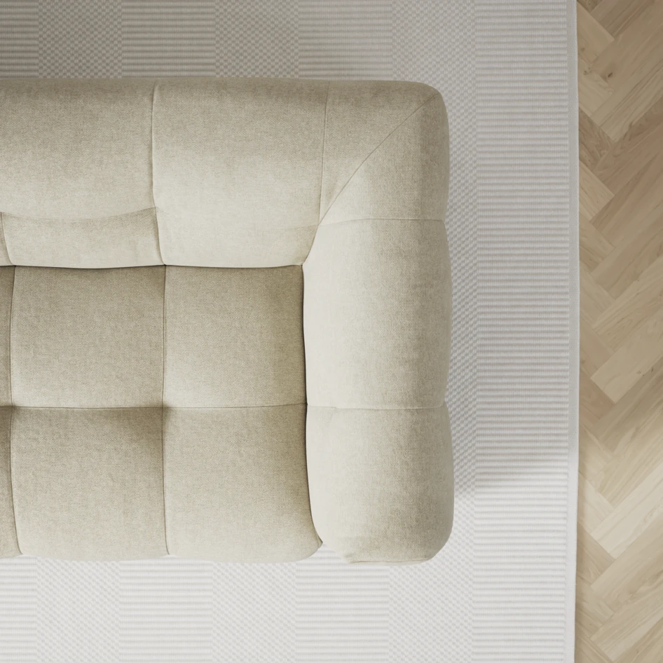 Bella - 3-sits soffa med divan höger - Beige