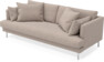 Harper - 3-sits soffa, hel dyna - Beige